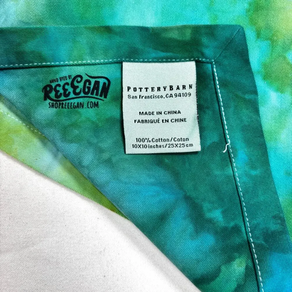 Hand Dyed Napkins 9.5
